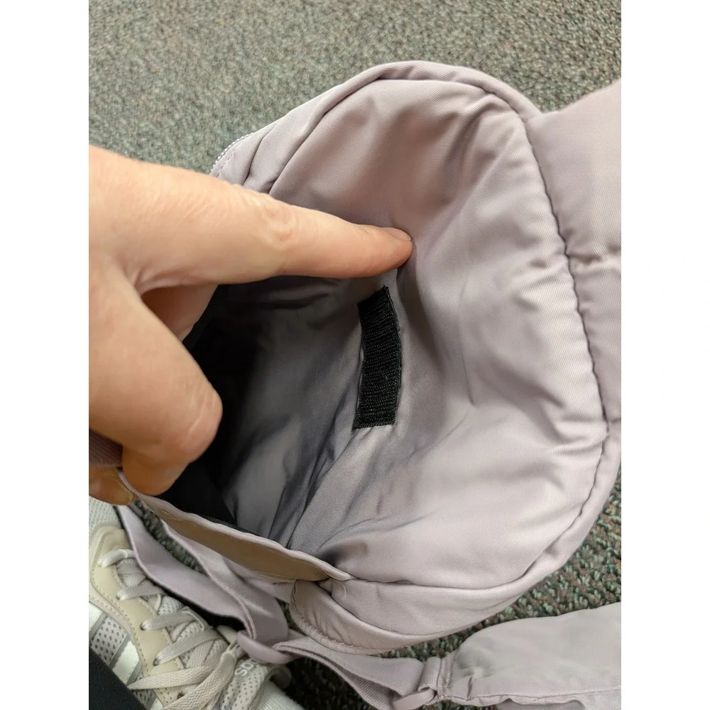 Adidas Lavender Purple Sling Bag Crossbody Backpack with Detachable Pouch - Picture 9 of 9